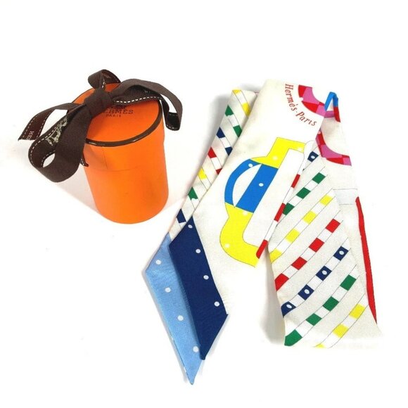 HERMES Twilly Twilly Band Scarf Scarf silk Twilly Twilly - Picture 13 of 13